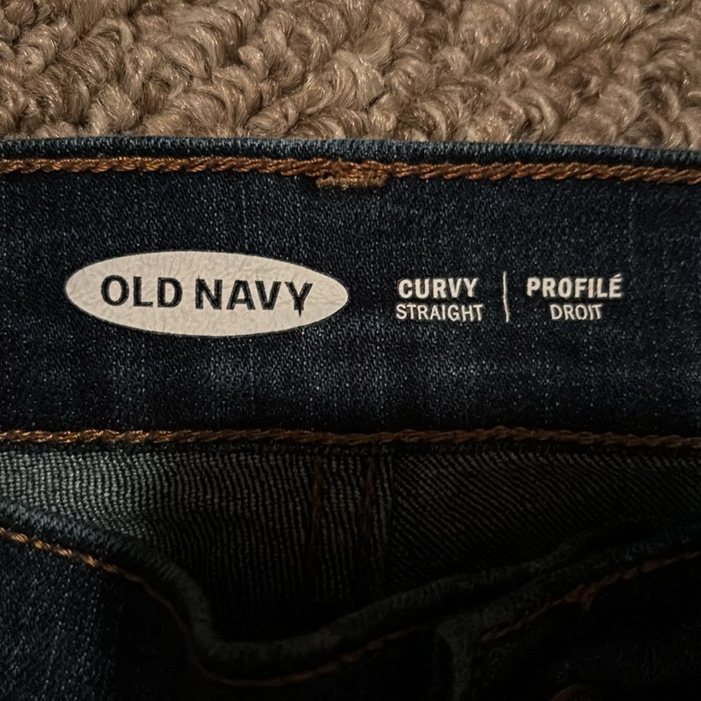 Old Navy Profile Curvey Straight Jeans Size 4 - Picture 2 of 5